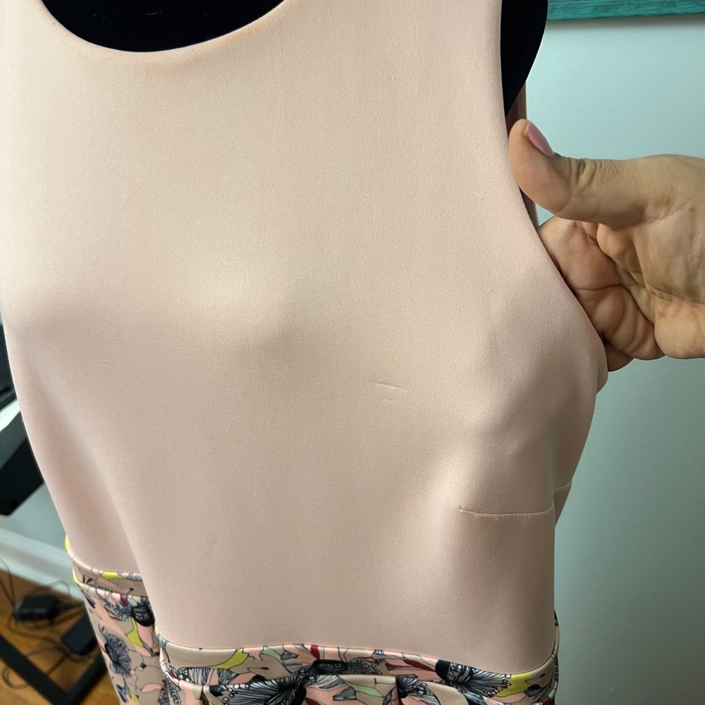 Eloquii Pink and Floral Dress - Picture 5 of 16